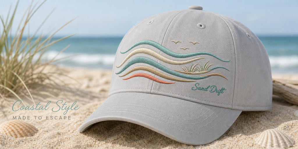 Sand Drift Embroidered Cap