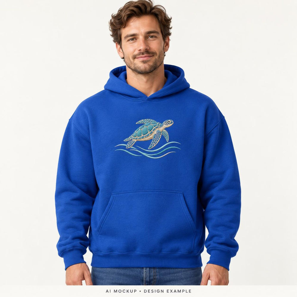 Custom Embroidered Pullover Hoodie – Center Front or Upper Back, Personalized Design, Digitizing Included